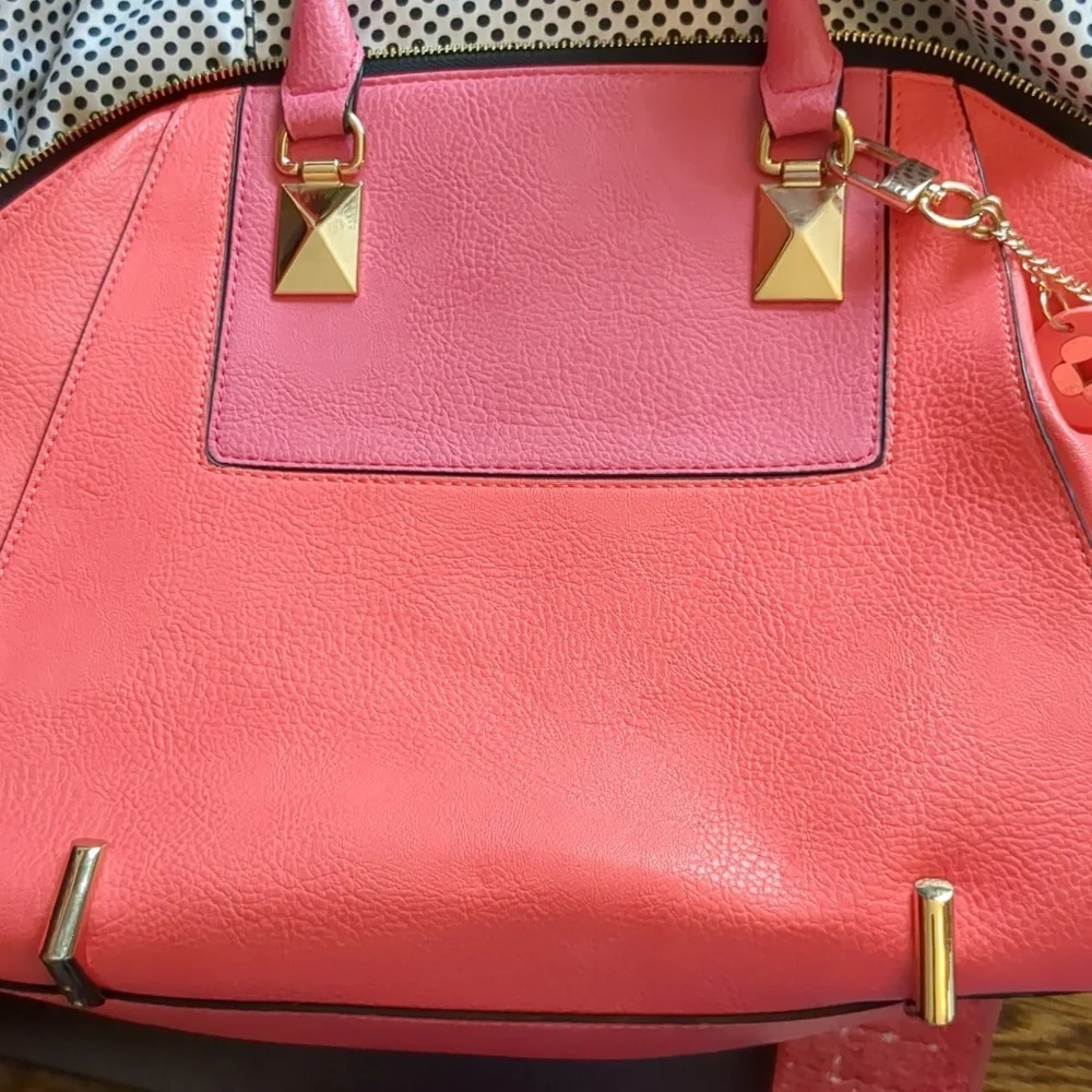 Gianni Bini Two-Tone vinyl bag